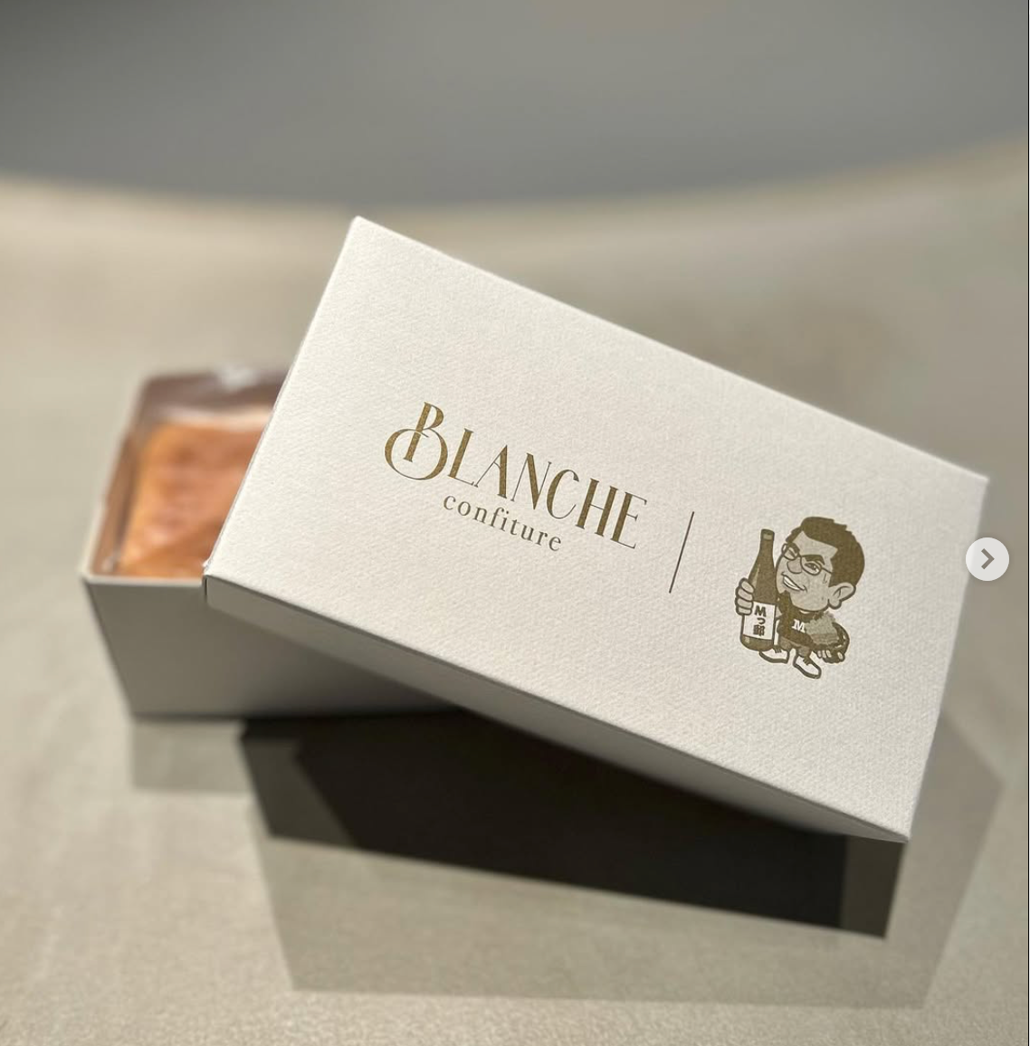 酒粕バスクチーズ Mっ邸×Blanche (ブランシュ)×文本酒造 コラボ企画
