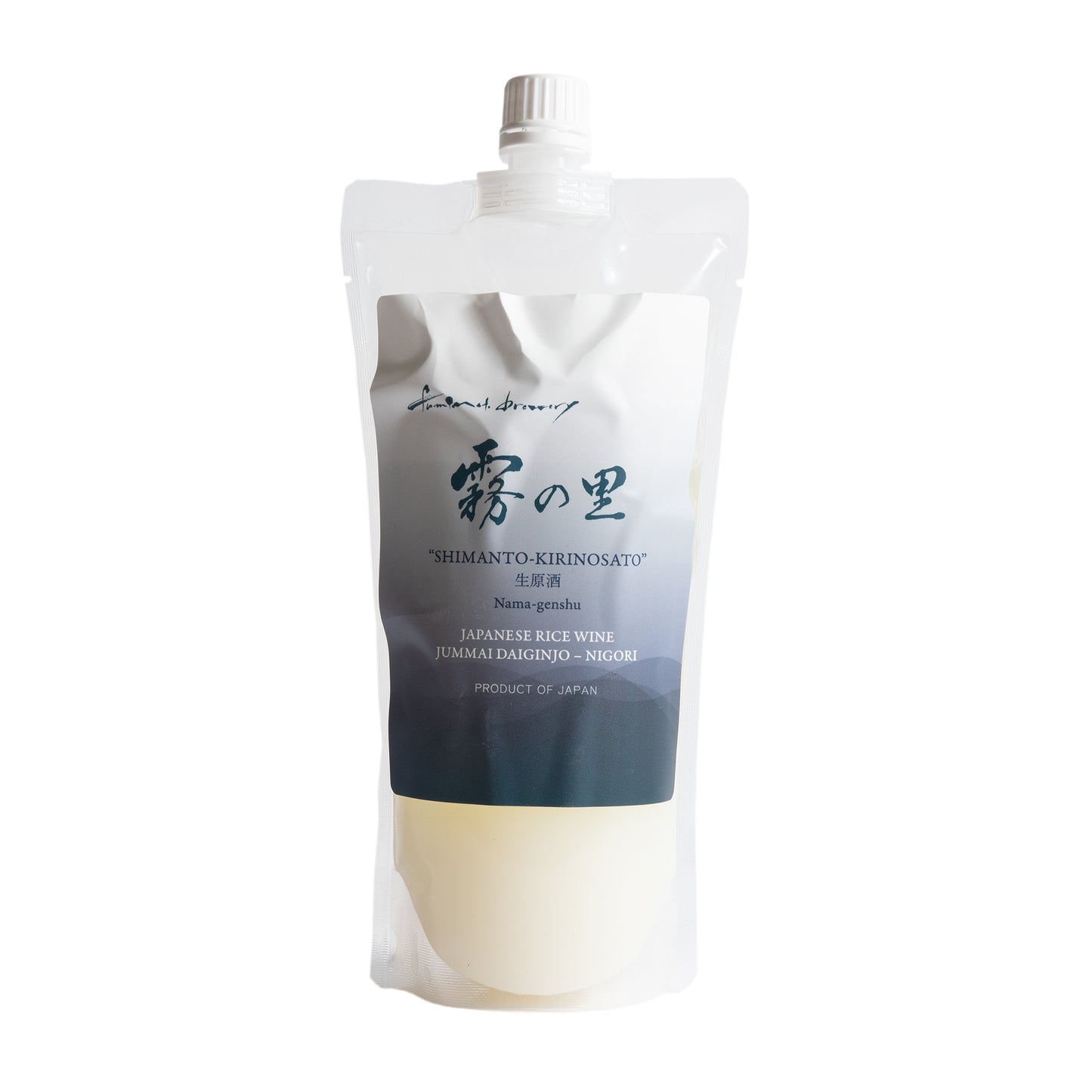 純米大吟醸にごり 【生原酒】霧の里 500ml alc.17