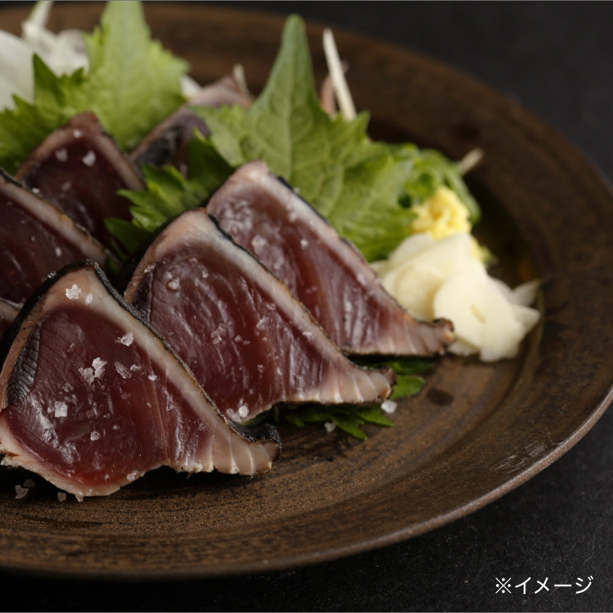 【Japan sake pairing KAMPAI-ZEN】 土佐カツオ藁焼きたたき + 純米大吟醸300ml1本