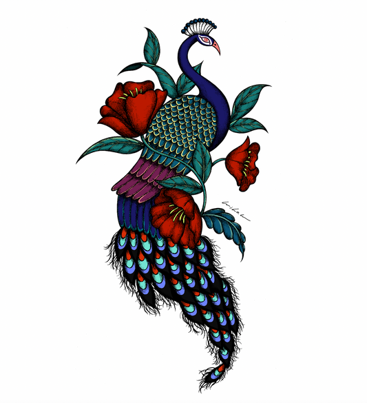 MIHO MURAKAMI SHIMANTO オリジナルコラボラベル 「孔雀」